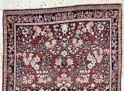 27101487a - Sarogh alt, Persien, Anfang 20.Jhd, Wolle auf Baumwolle, ca. 153 x 103 cm, EHZ: 2-3 ...