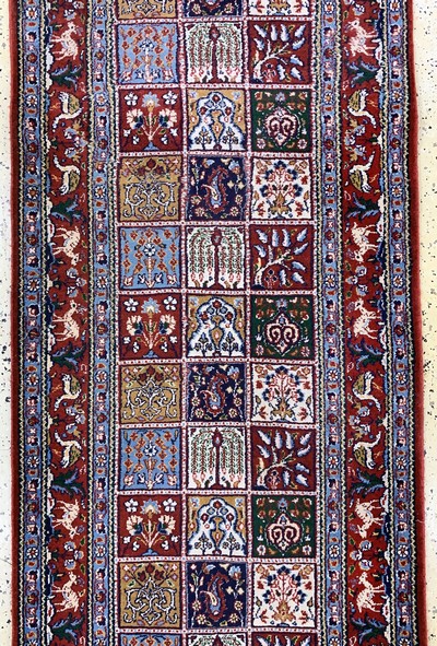 27101489b - Mud, Persien, Ende 20.Jhd, Wolle auf Baumwolle, ca. 290 x 80 cm, EHZ: 1-2 Schätzpreis: ...