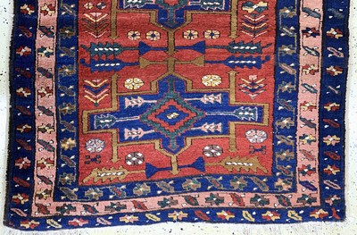 27101490c - Meschgin alt, Persien, Anfang 20.Jhd, Wolleauf Baumwolle, ca. 274 x 125 cm, EHZ: 2-3 ...
