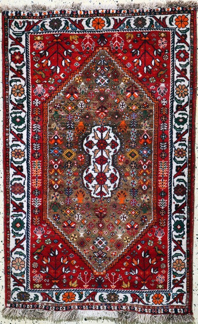 Image Ghaschgai, Persien, Neuwertig, Wolle auf Wolle, ca. 125 x 81 cm Schätzpreis: 290, - EUR