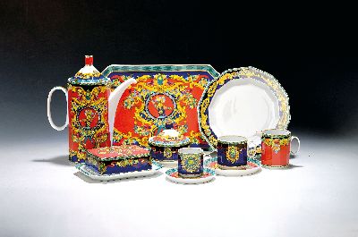 Image Mokka- und Kaffeeservice, Entwurf Versace, Roi de Soleil, Rosenthal Studio-Line, ...