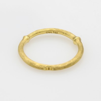 27102458a - Ring ´Ole Lynggaard - Nature´, GG 750/000, , RW ca. 50.5, Orig. Etui u. Papiere, empf. ...