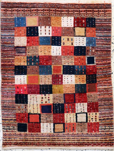 Image Gabbeh fein Loribaft, Persien, Neuwertig, Wolle auf Wolle, ca. 106 x 85 cm ...