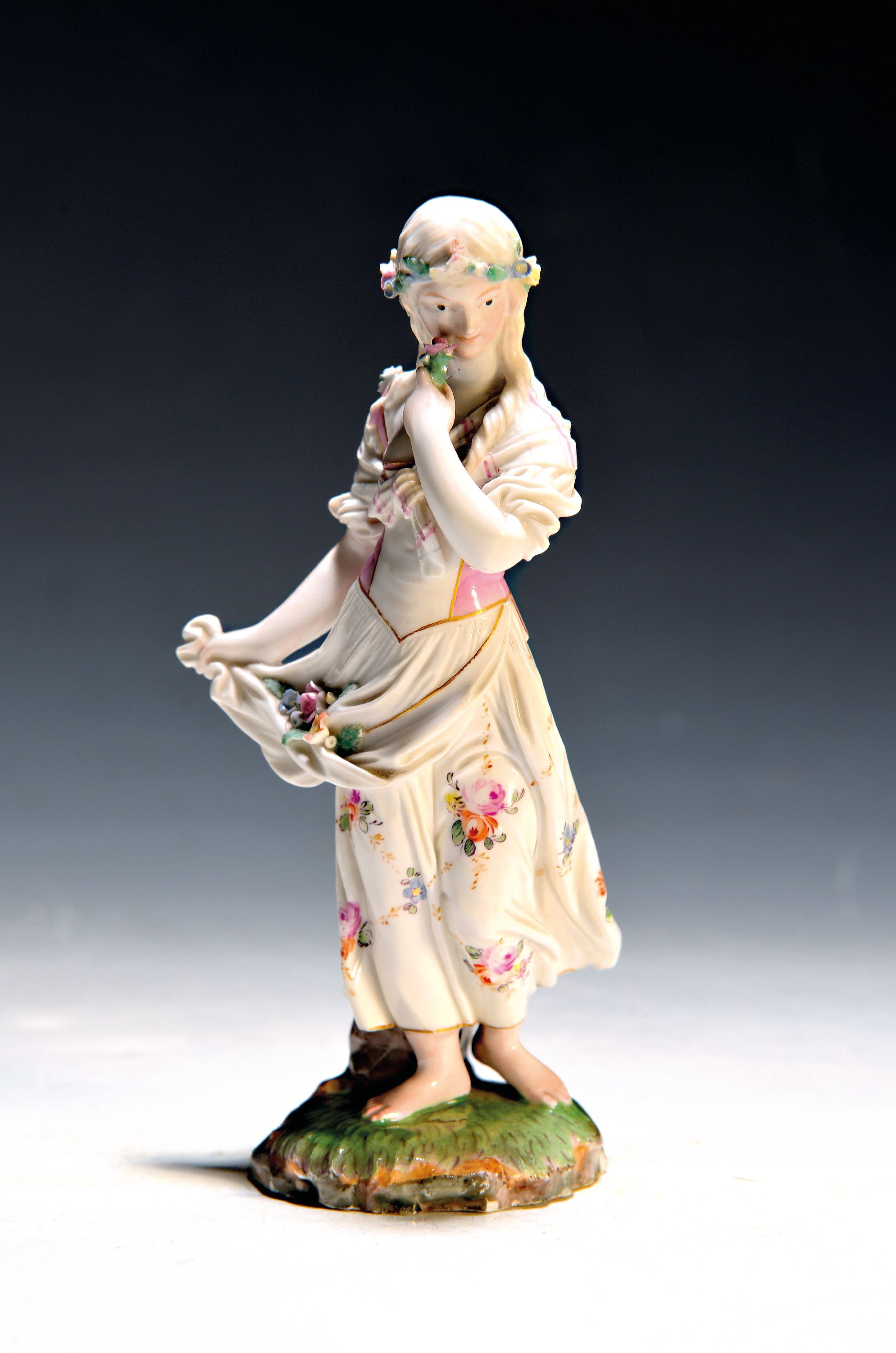 Image 27103493 - Porzellanfigur ´Frühling´, Hoechst, um 1770, Entw. Johann Peter Melchior, Porzellan, ...