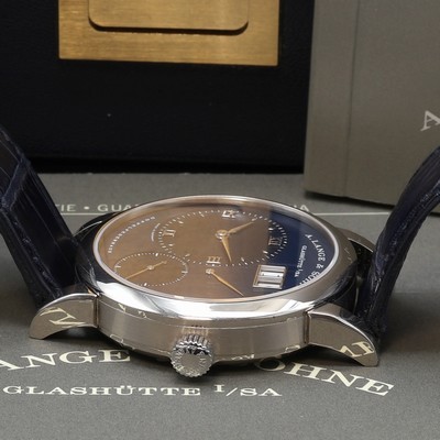 27103447d - A. LANGE & SÖHNE hochfeine Herrenarmbanduhr Modell Lange 1 in WG 750/000 Referenz ...