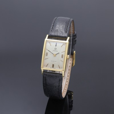 Image OMEGA De Ville Armbanduhr in GG 750/000, Schweiz um 1969, Handaufzug, Boden aufgedr., ...