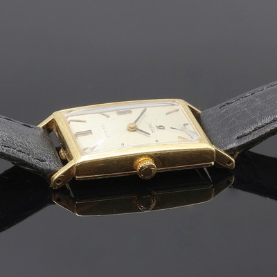 27103465b - OMEGA De Ville Armbanduhr in GG 750/000, Schweiz um 1969, Handaufzug, Boden aufgedr., ...