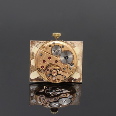 27103465d - OMEGA De Ville Armbanduhr in GG 750/000, Schweiz um 1969, Handaufzug, Boden aufgedr., ...