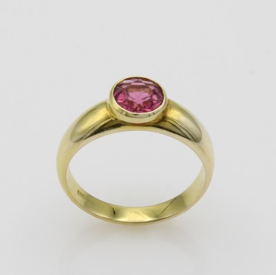 27103477a - Ring mit Turmalin, GG 585/000, rosa Turmalinca. 1.1 ct, RW ca. 60 Schätzpreis: 2500, - ...
