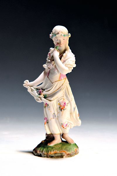 Image Porzellanfigur ´Frühling´, Hoechst, um 1770, Entw. Johann Peter Melchior, Porzellan, ...