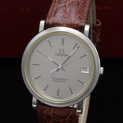 27103802a - OMEGA Constellation Quartz Herrenarmbanduhr Referenz 196.0138, 3-teil. Edelstahlgeh. ...