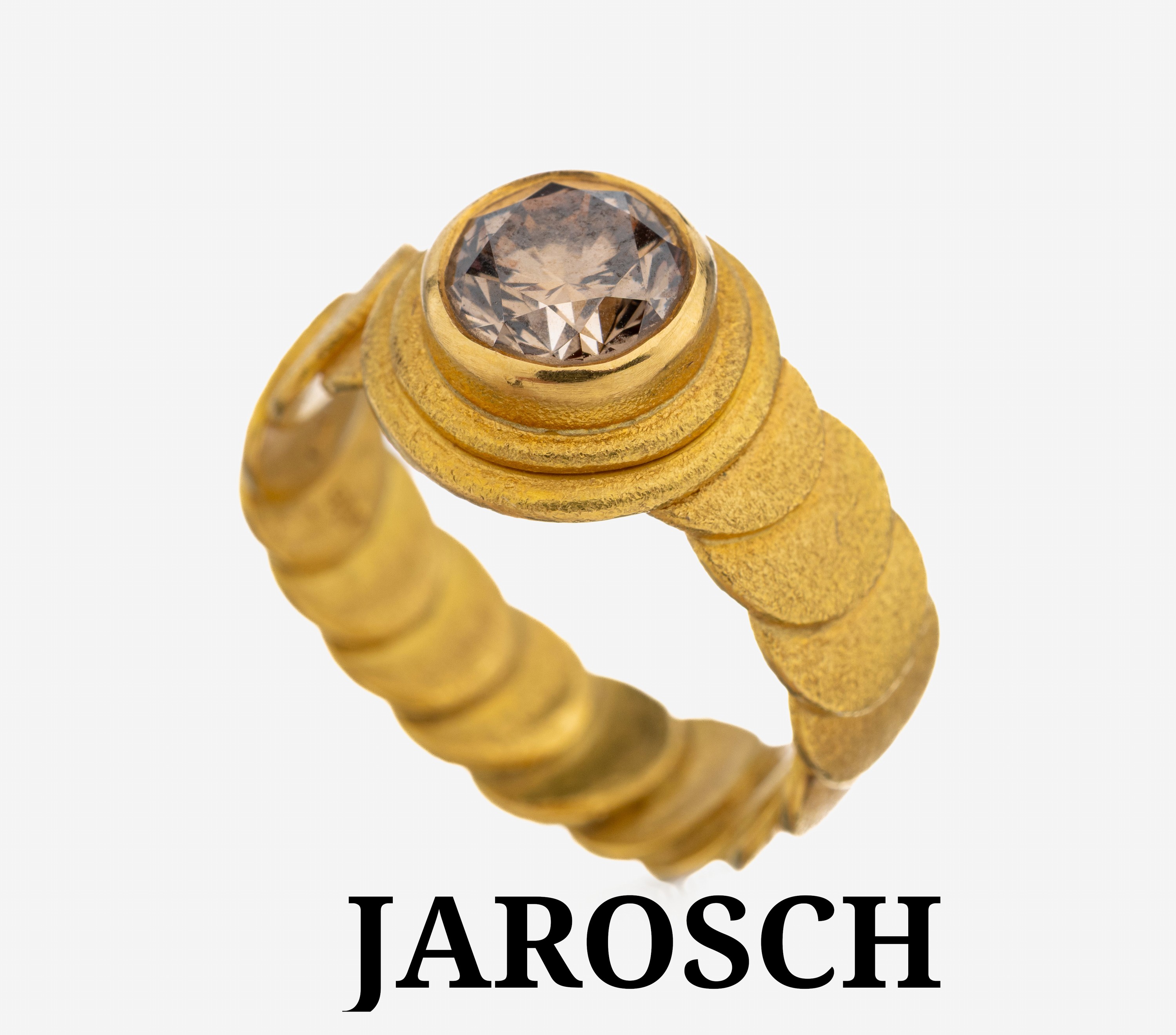 Image 27104177 - 21.6 kt Gold JAROSCH/Mannheim Brillant-Ring, GG 900/000, hochwertige Verarbeitung, ...