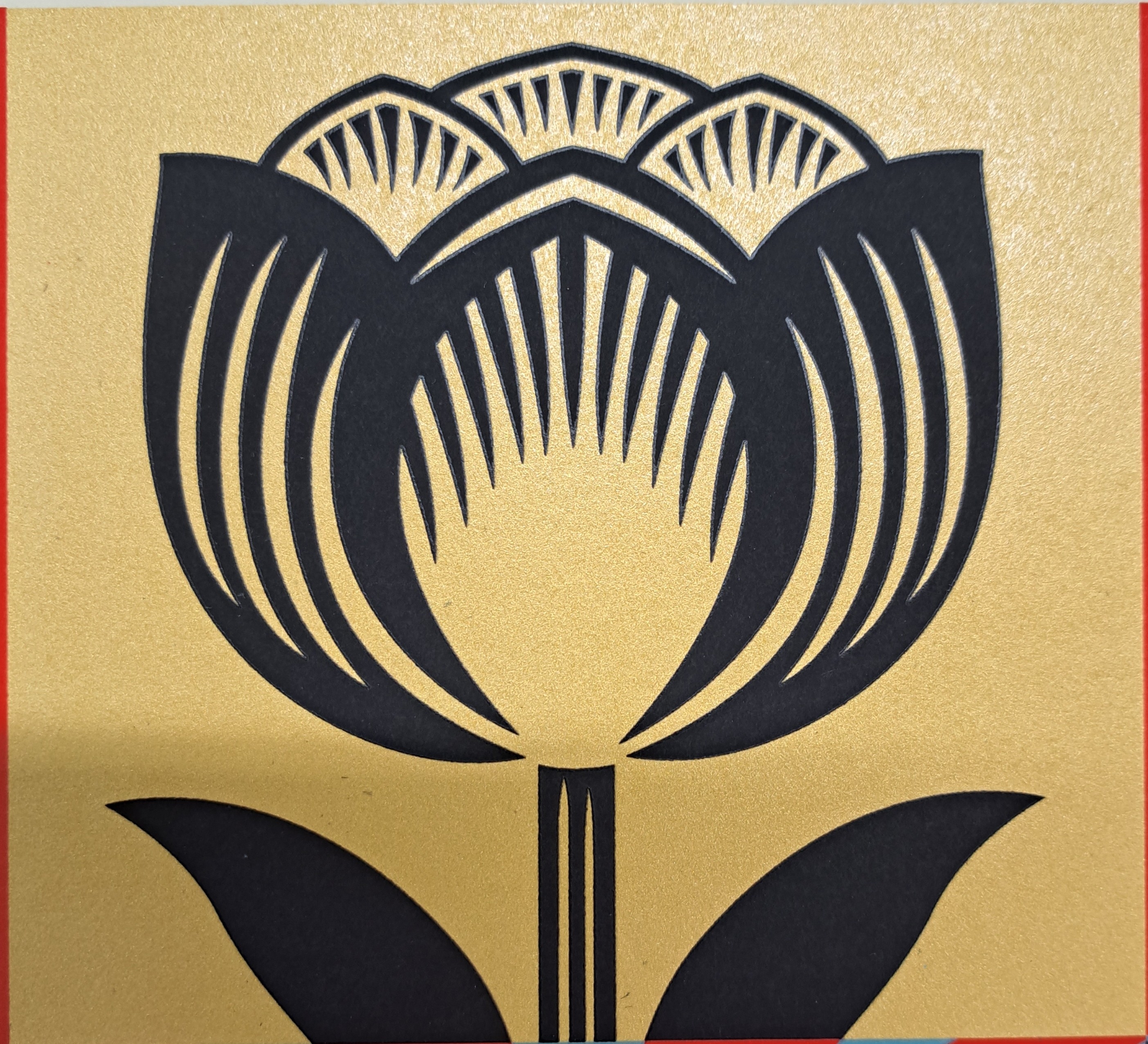 Detail c: Shepard Fairey, geb. 1970 Charleston, Flowers, Farbsiebdruck, handsign. und num. 212/500, ca. 30x60cm