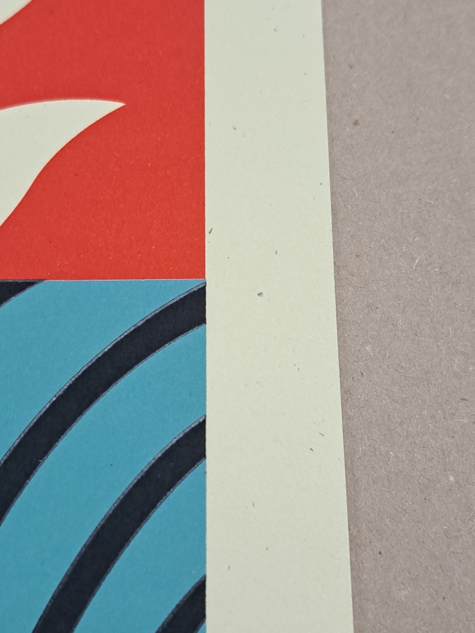 Detail h: Shepard Fairey, geb. 1970 Charleston, Flowers, Farbsiebdruck, handsign. und num. 212/500, ca. 30x60cm