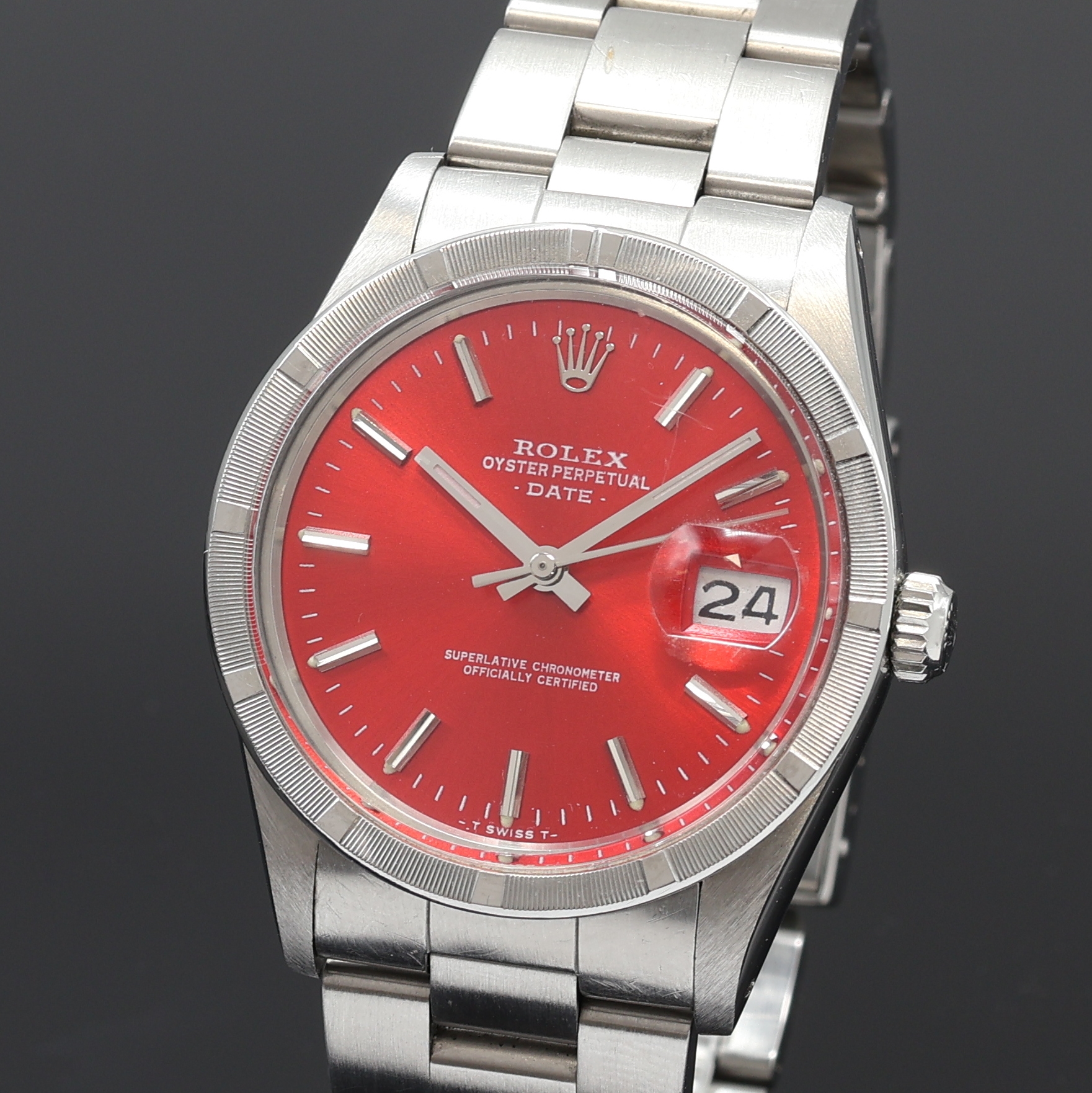 Detail a: ROLEX Oyster Perpetual Date Armbanduhr Referenz 15010, Schweiz um 1981, Automatik, Chronometer der Superlative in Edelstahl inklusive orig. ...