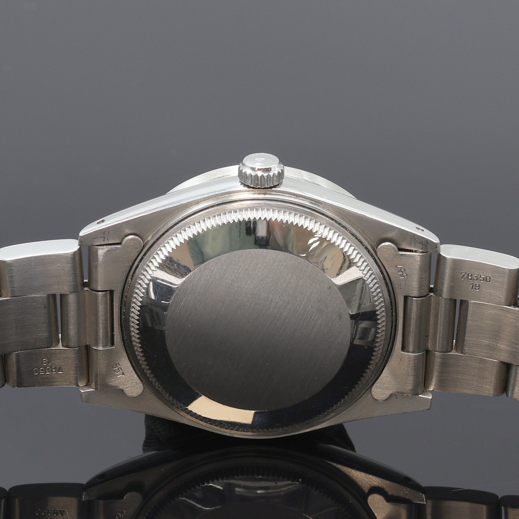 Detail e: ROLEX Oyster Perpetual Date Armbanduhr Referenz 15010, Schweiz um 1981, Automatik, Chronometer der Superlative in Edelstahl inklusive orig. ...