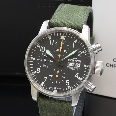 27104553a - FORTIS Flieger Armbandchronograph Referenz 597.11.141, Schweiz um 2000, Automatik, ...