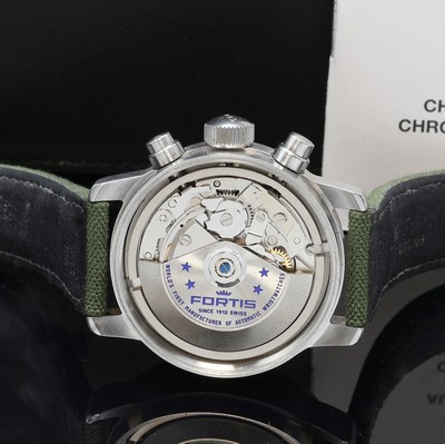 27104553d - FORTIS Flieger Armbandchronograph Referenz 597.11.141, Schweiz um 2000, Automatik, ...