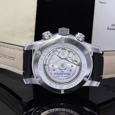 27104554c - FORTIS B-42 Fliegerchronograph Referenz 656.10.11, Schweiz verk. lt. beil. Garantie ...