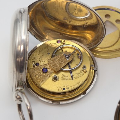 27104965j - Konvolut: 5 offene und eine Savonette Taschenuhr in Silber Gewicht ca. 796g, 3 x mit ...