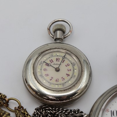 27104977d - Konvolut: 4 Amerikanische Taschenuhren, 2x Elgin, 1x Waltham, 1x Addison, USA um 1900, ...