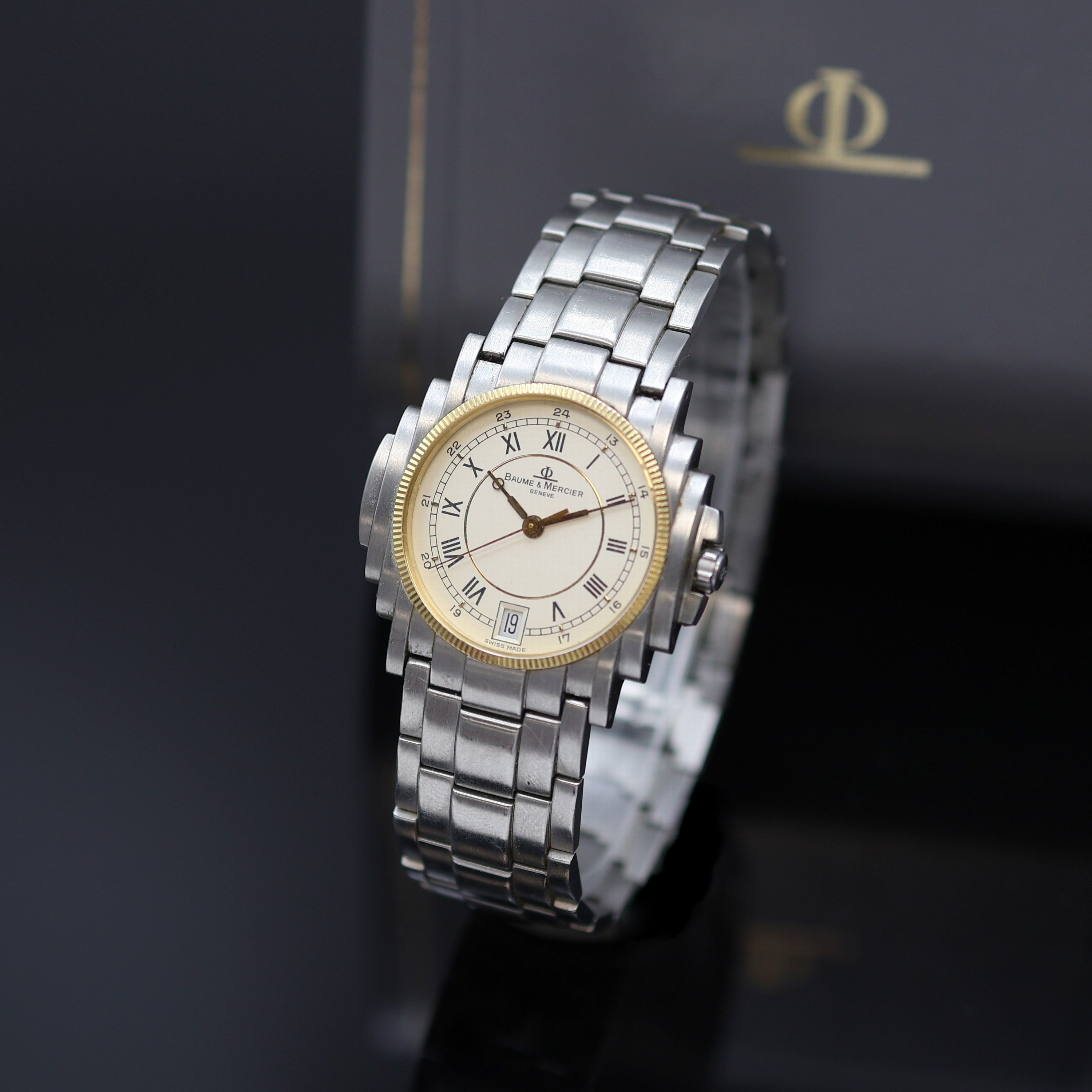 Image 27105344 - BAUME & MERCIER Shogun Armbanduhr Referenz 5136.018.3, Schweiz um 1995, quarz, ...