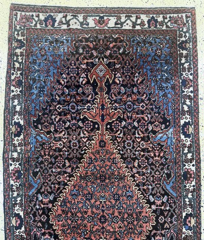 27105322a - Shahsawan, Persien, Mitte 20.Jhd, Wolle aufBaumwolle, ca. 500 x 113 cm, EHZ: ...