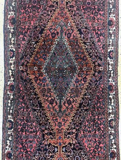 27105322c - Shahsawan, Persien, Mitte 20.Jhd, Wolle aufBaumwolle, ca. 500 x 113 cm, EHZ: ...