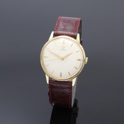 Image OMEGA Herrenarmbanduhr in GG 585/000 Referenz 14720 1, Schweiz um 1961, Handaufzug, ...