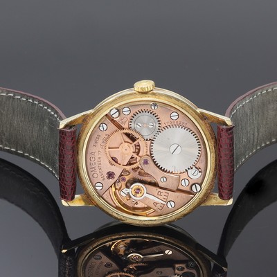 27105327e - OMEGA Herrenarmbanduhr in GG 585/000 Referenz 14720 1, Schweiz um 1961, Handaufzug, ...