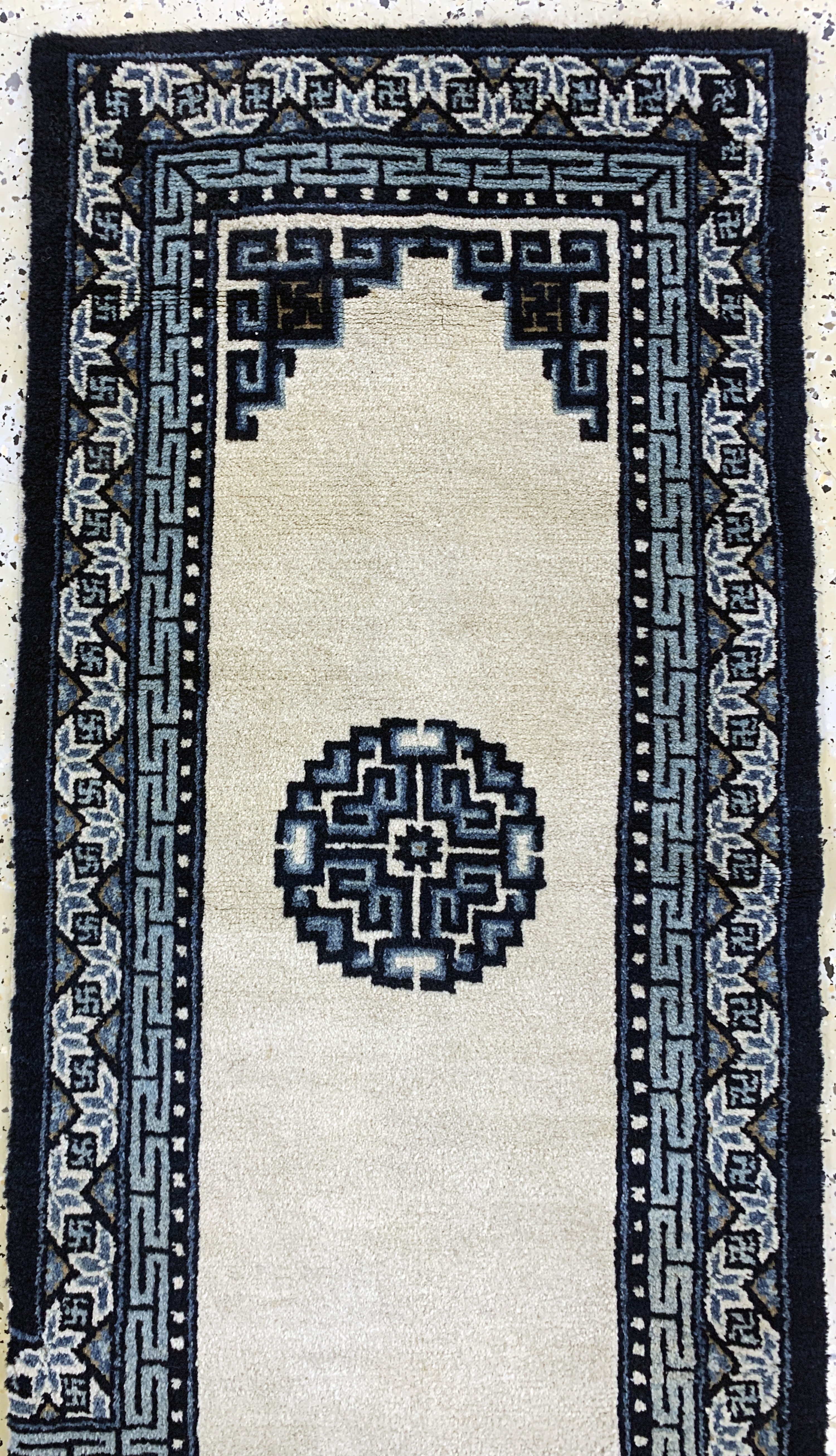 Detail a: Peking alt, China, Anfang 20.Jhd, Wolle aufBaumwolle, ca. 260 x 62 cm, EHZ: 2