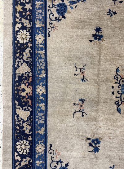 27106177c - Antiker Peking, China, um 1900, Wolle auf Baumwolle, ca. 290 x 250 cm, ...