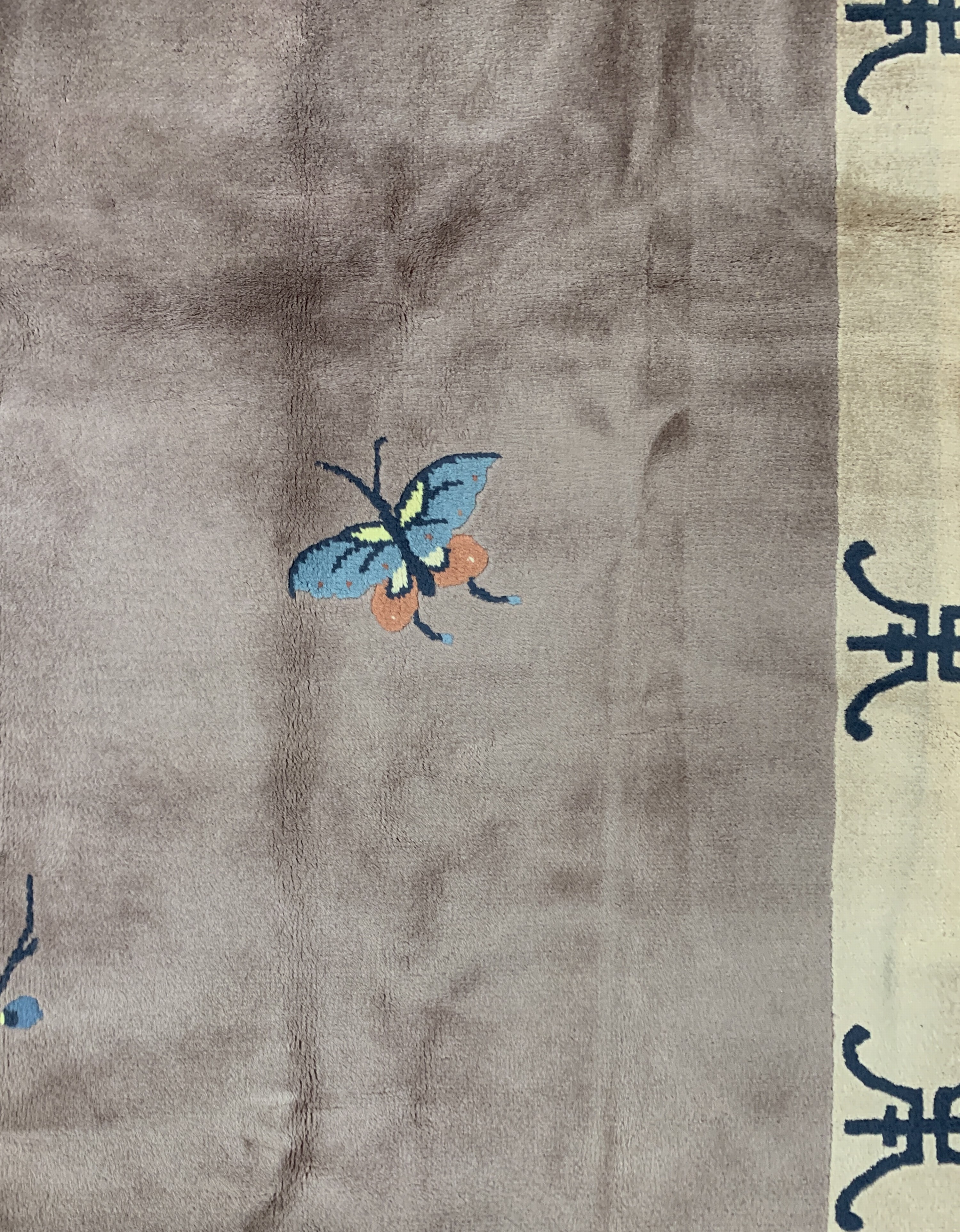 Detail d: China Royal, Ende 20.Jhd, Wolle auf Baumwolle, ca. 305 x 205 cm, EHZ: 2