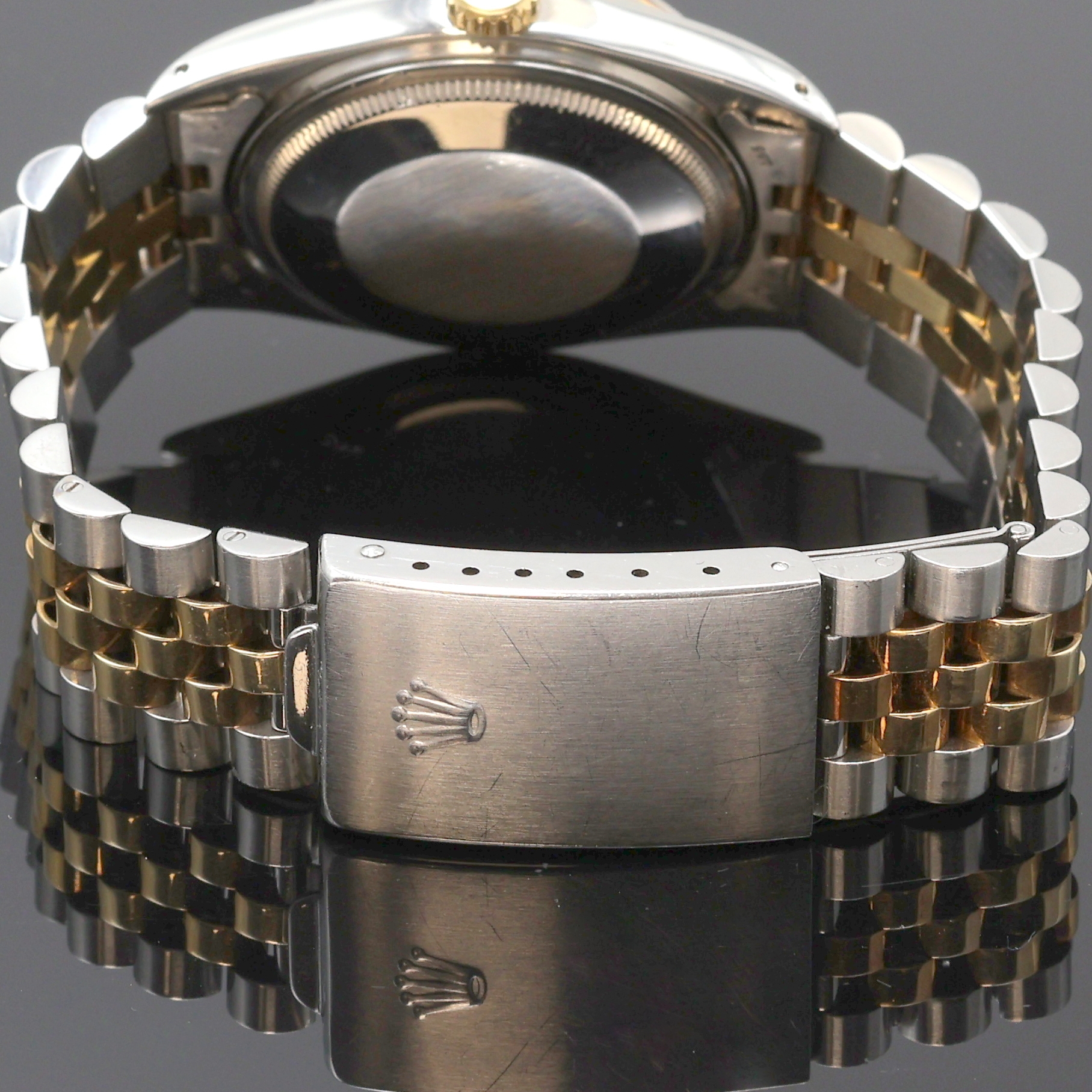 Detail b: ROLEX Oyster Perpetual Datejust Herrenarmbanduhr Referenz 16013, Schweiz um 1979, Automatik, Chronometer der Superlative in Stahl/Gold inkl. ...