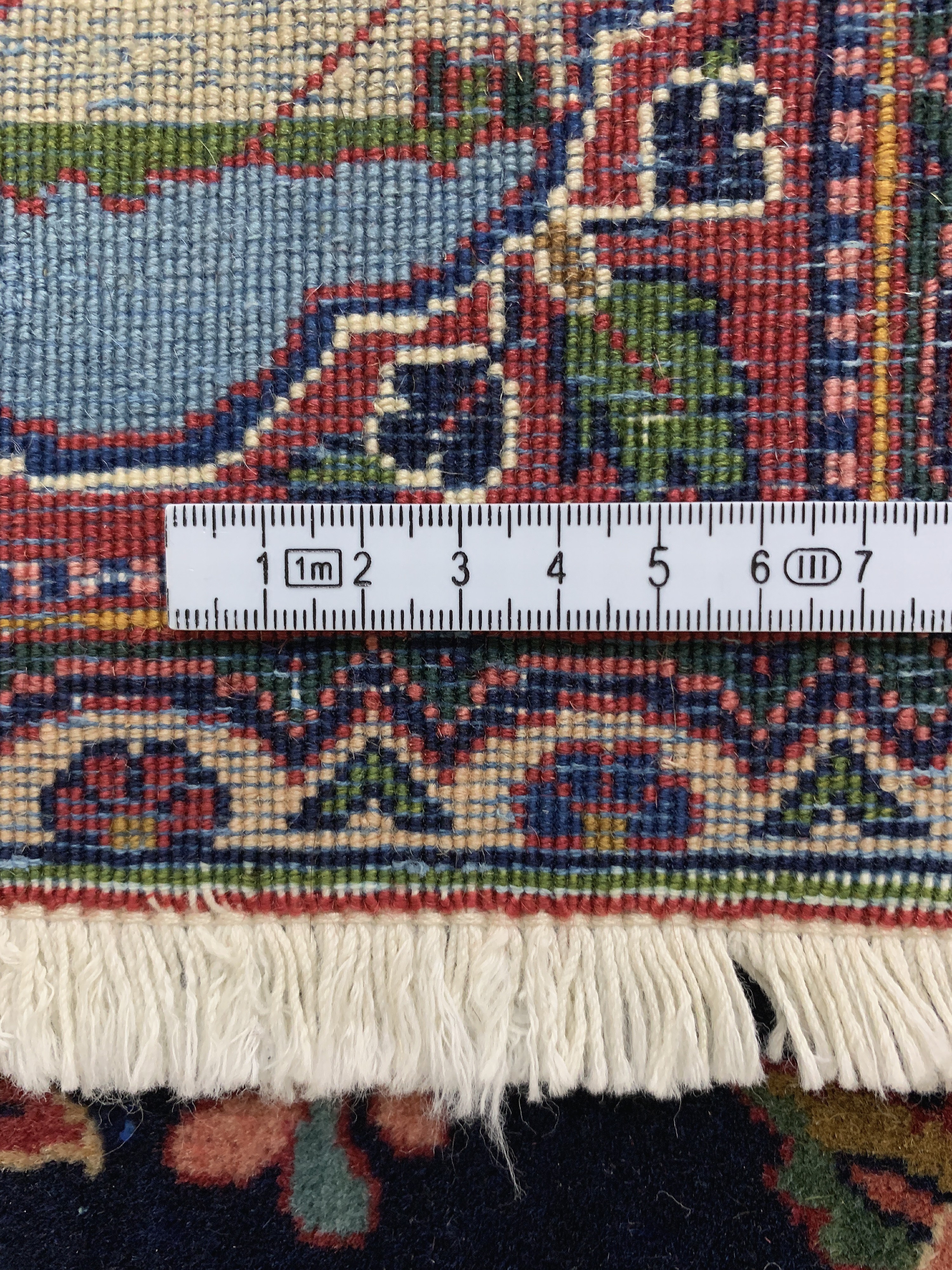 Detail f: Keschan Kork, Persien, Anfang 20.Jhd, Korkwolle auf Baumwolle, ca. 192 x 125 cm, EHZ: 3