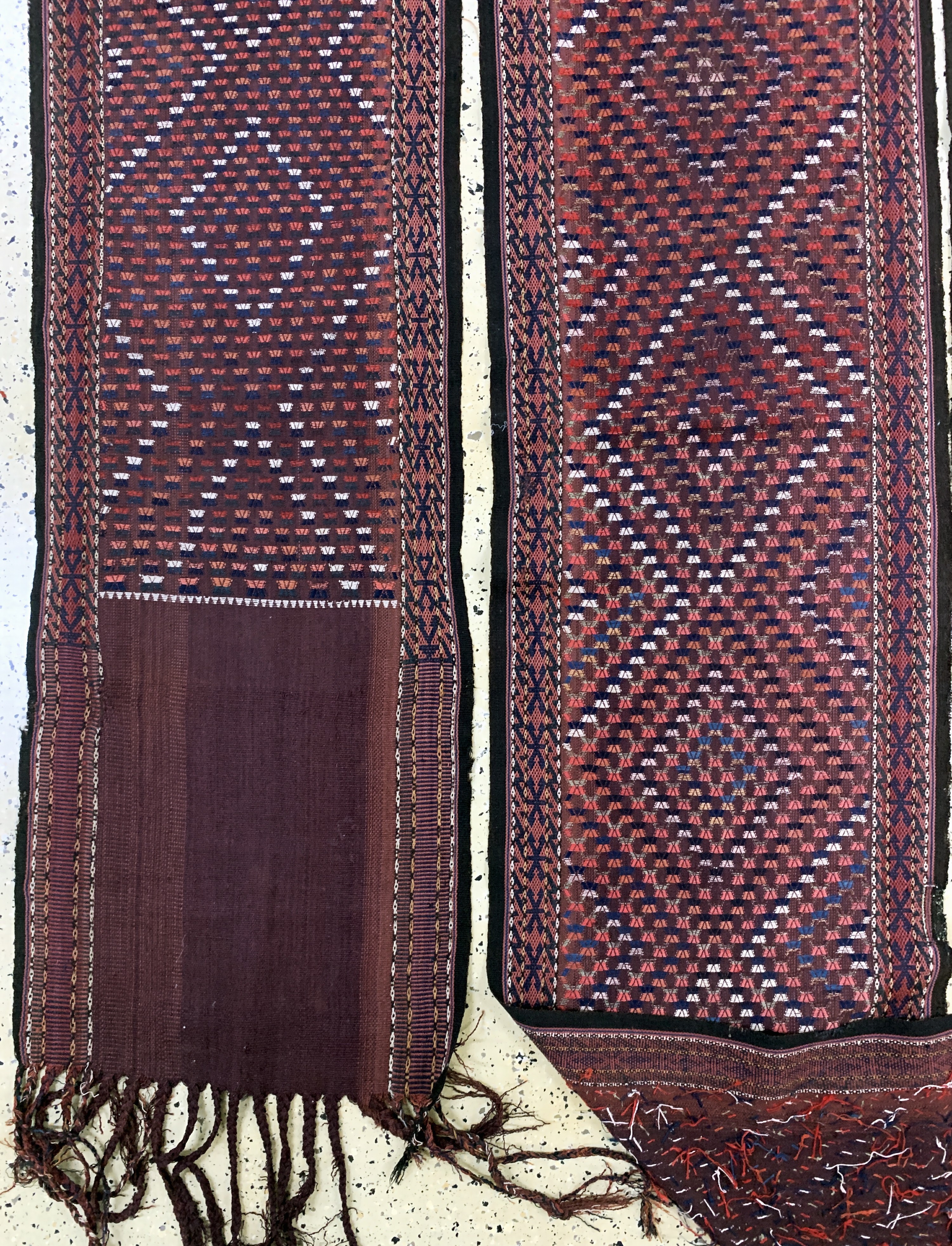Detail c: Yomud Zeltband antik, Turkmenistan, um 1900, Wolle auf Wolle, ca. 1410 x 63 cm, EHZ: 2