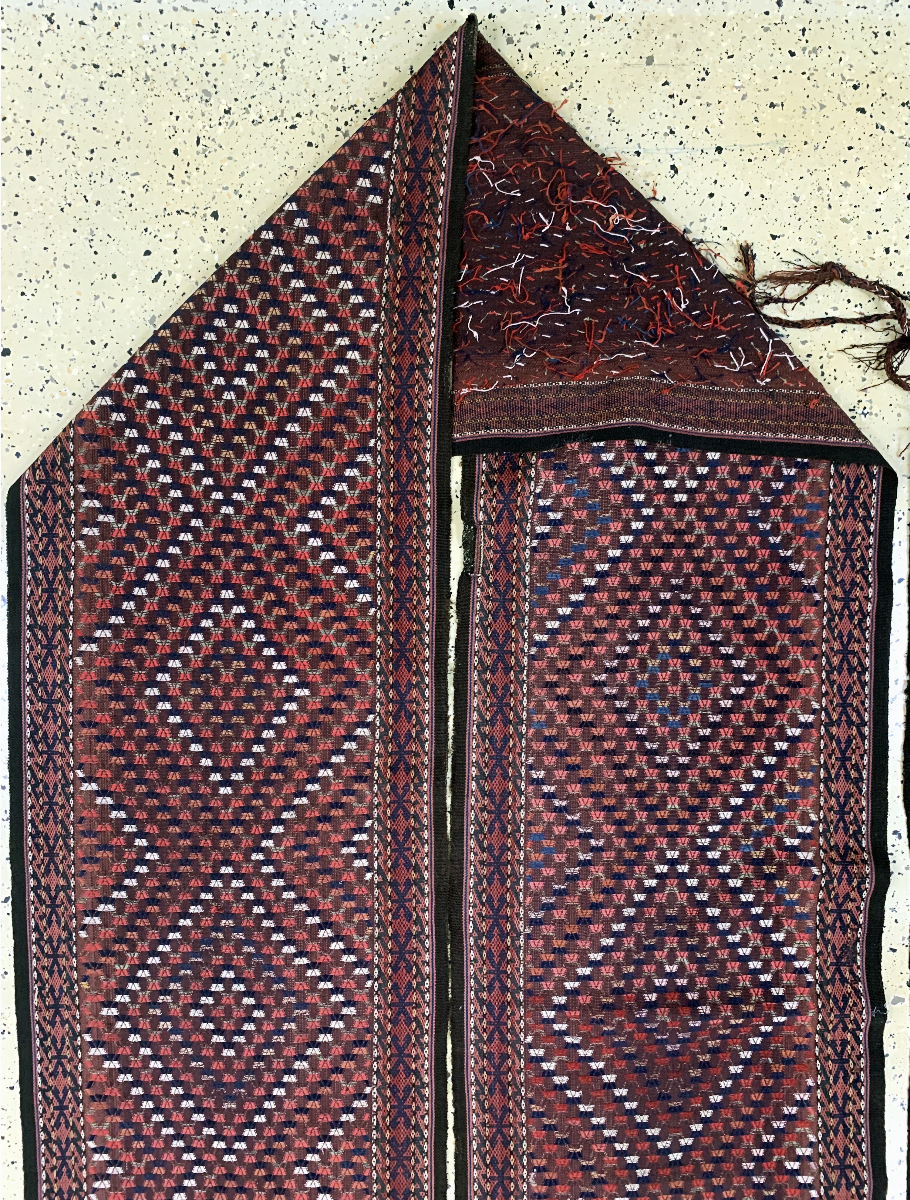 Detail d: Yomud Zeltband antik, Turkmenistan, um 1900, Wolle auf Wolle, ca. 1410 x 63 cm, EHZ: 2