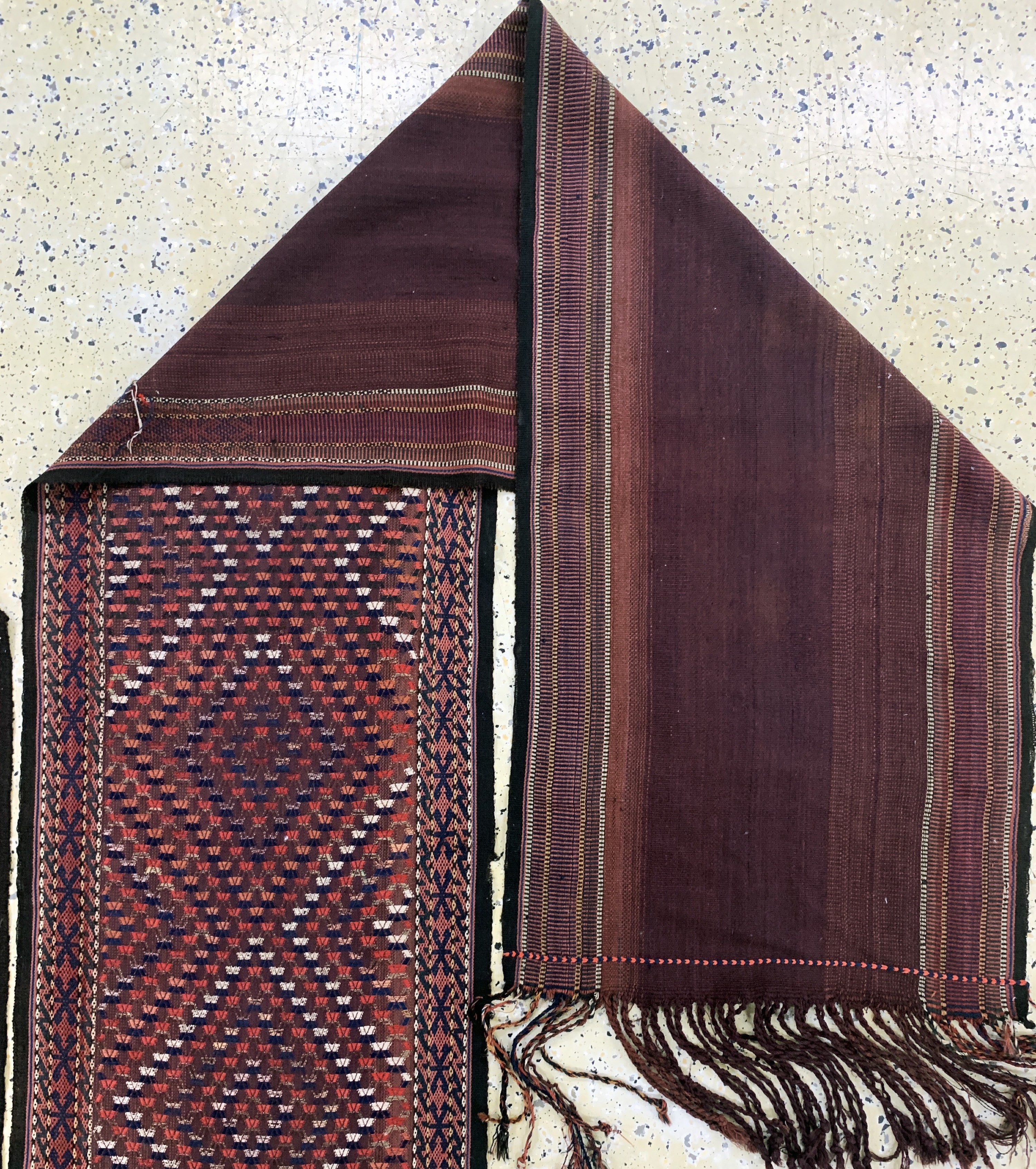 Detail f: Yomud Zeltband antik, Turkmenistan, um 1900, Wolle auf Wolle, ca. 1410 x 63 cm, EHZ: 2