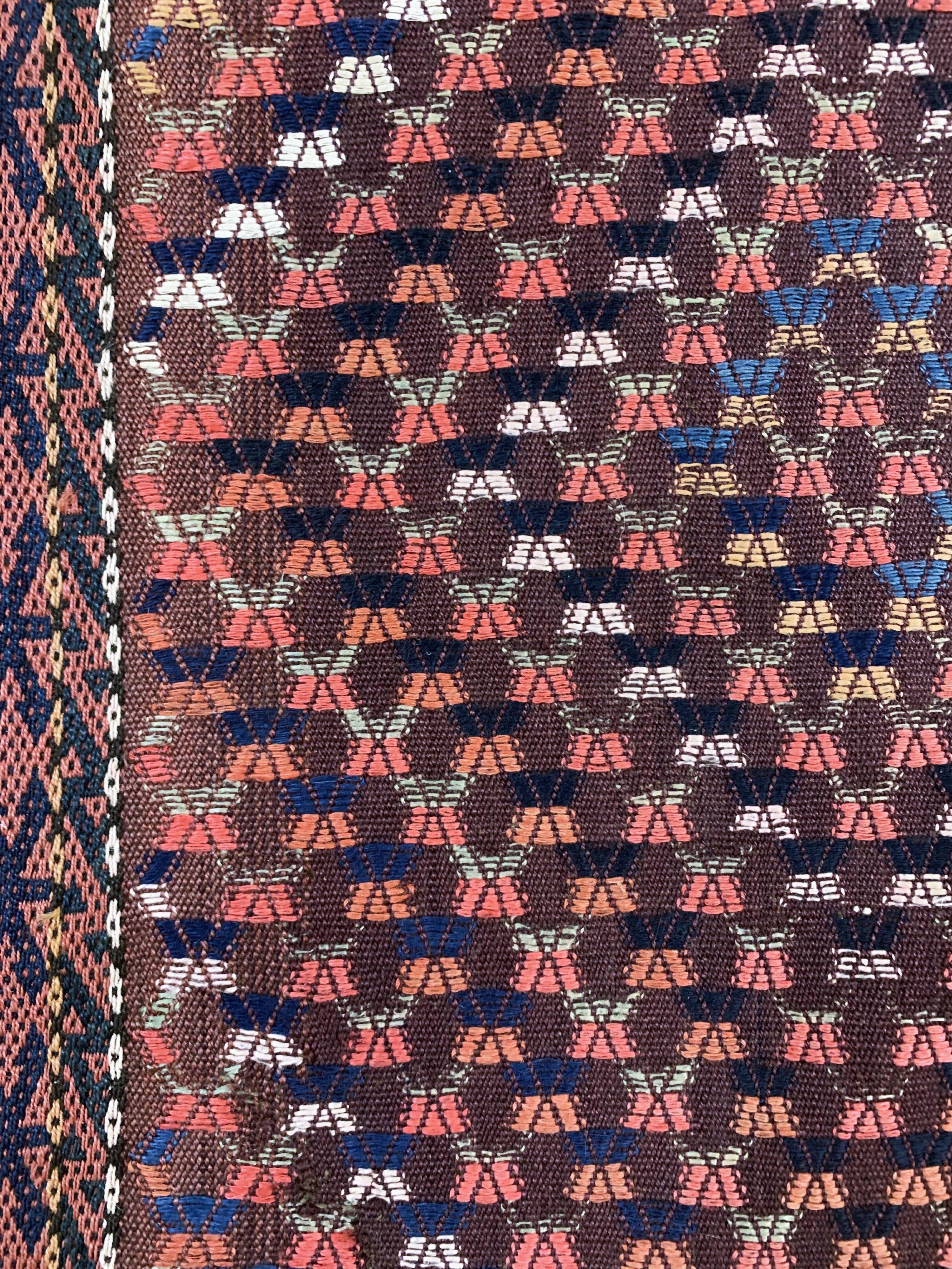 Detail h: Yomud Zeltband antik, Turkmenistan, um 1900, Wolle auf Wolle, ca. 1410 x 63 cm, EHZ: 2