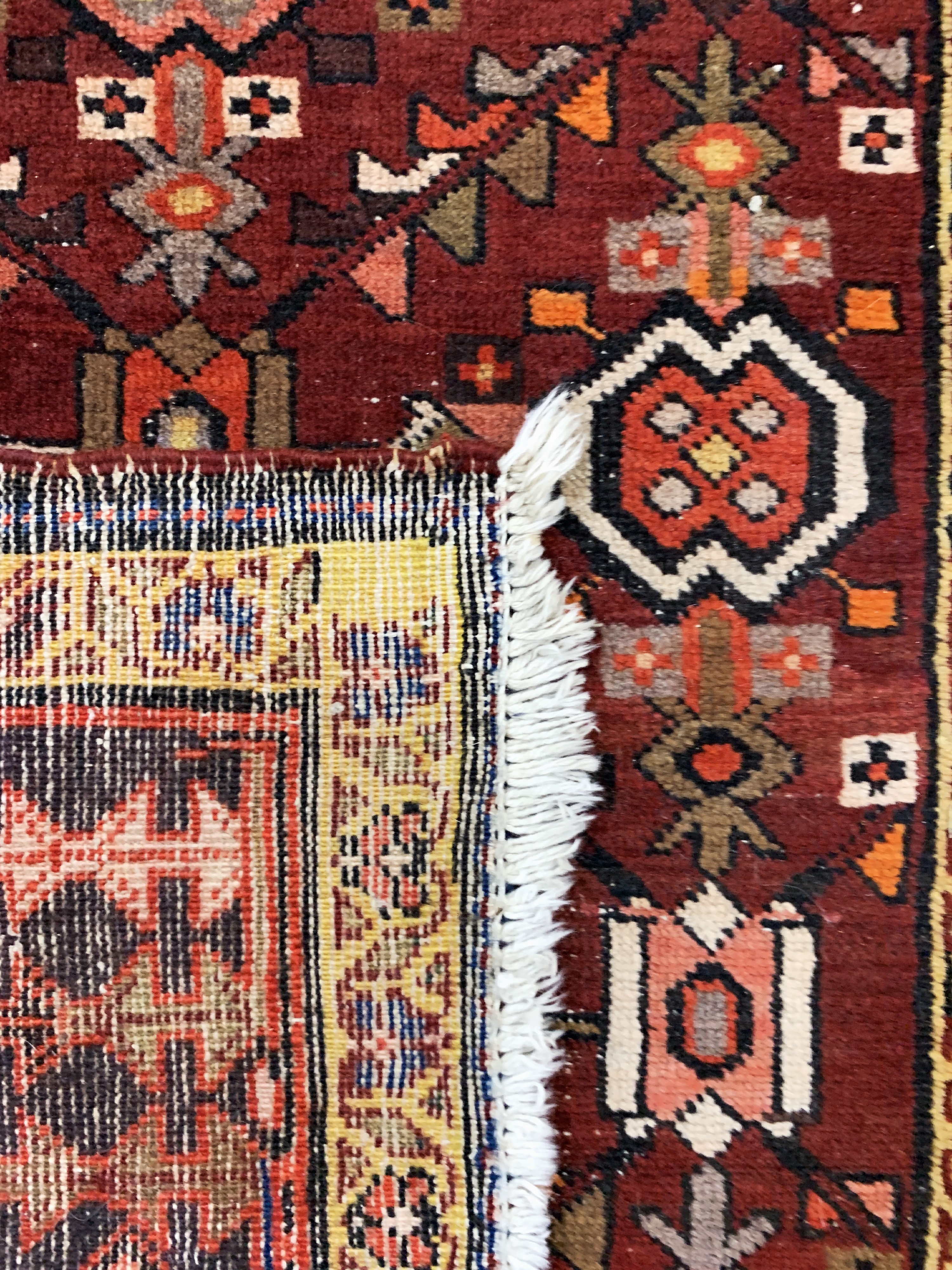 Detail f: Meschgin alt, Persien, Anfang 20.Jhd, Wolleauf Baumwolle, ca. 467 x 100 cm, EHZ: 3