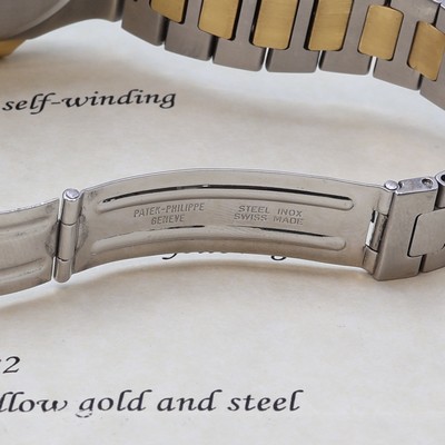 27106529d - PATEK PHILIPPE hochfeine und seltene Herrenarmbanduhr ´Jumbo´ Nautilus Ref. 3700/11 ...