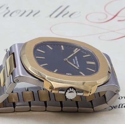 27106529e - PATEK PHILIPPE hochfeine und seltene Herrenarmbanduhr ´Jumbo´ Nautilus Ref. 3700/11 ...