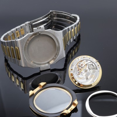 27106529h - PATEK PHILIPPE hochfeine und seltene Herrenarmbanduhr ´Jumbo´ Nautilus Ref. 3700/11 ...