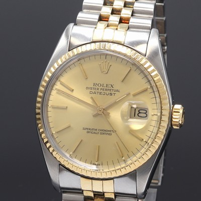 27106531a - ROLEX Oyster Perpetual Datejust Herrenarmbanduhr Referenz 16013, Schweiz um 1979, ...