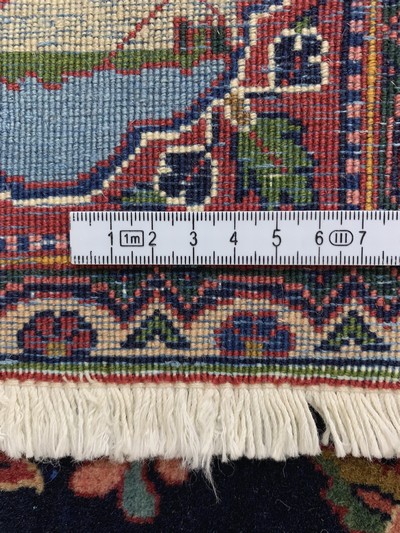 27106534f - Keschan Kork, Persien, Anfang 20.Jhd, Korkwolle auf Baumwolle, ca. 192 x 125 cm, EHZ: 3 ...