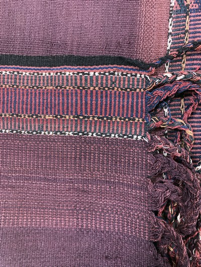 27106537g - Yomud Zeltband antik, Turkmenistan, um 1900, Wolle auf Wolle, ca. 1410 x 63 cm, EHZ: 2 ...