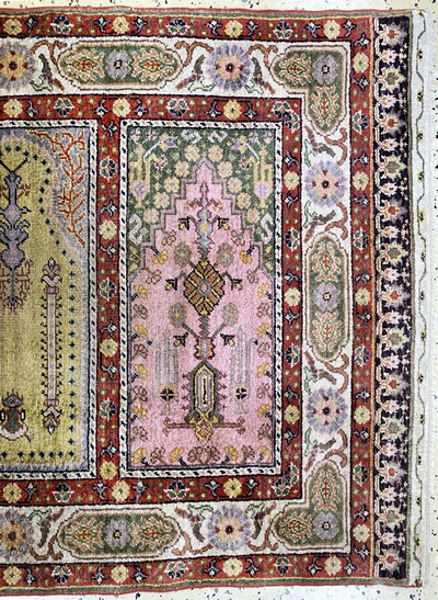 27106549a - Kayseri Flosch#´Saf#´, Turkey, early 20th century, mercerized cotton, approx. 130 x 88 ...