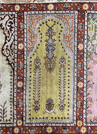 27106549c - Kayseri Flosch#´Saf#´, Turkey, early 20th century, mercerized cotton, approx. 130 x 88 ...