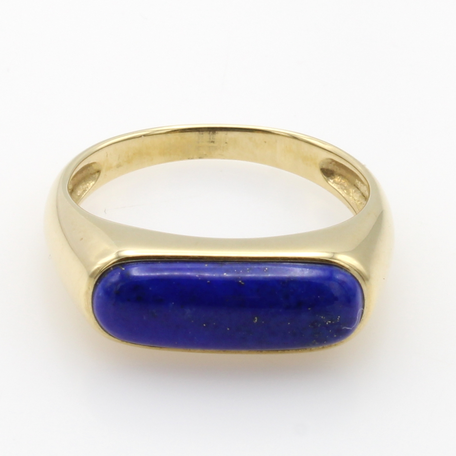Image 27107197 - Ring mit Lapislazuli, GG 585/000, RW ca. 56 Schätzpreis: 400, - EUR