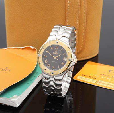 Image EBEL Sportwave gents wristwatch reference 6120631, self winding, stainless steel/gold ...
